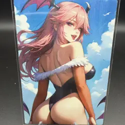 Yae Miko Anime Waifu Card Doujin ACG Goddess Holo - Image 1