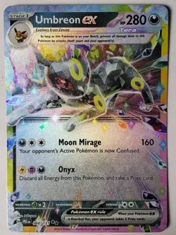EX HOLO Umbreon 060/131 NM / M - Prismatic Evolutions Pokemon Card - Image 1