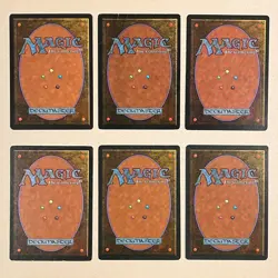 Vintage MTG Revised * Lot of 6 Cards * Signed & Altered by Artist Douglas Shuler - Image 2