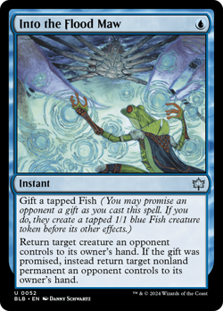 Into the Flood Maw (REGULAR) x1 - MTG Bloomburrow BLB #52 - Image 1