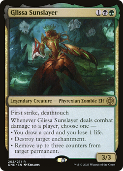 Glissa Sunslayer (REGULAR) x1 - MTG Phyrexia: All Will Be One ONE #202 - Image 1
