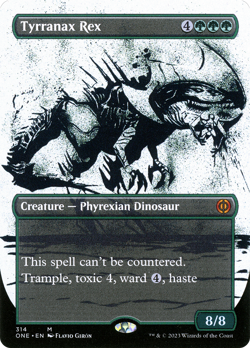 Tyrranax Rex (REGULAR) x1 - MTG Phyrexia: All Will Be One ONE #314 - Image 1