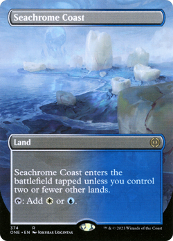 Seachrome Coast (REGULAR) x1 - MTG Phyrexia: All Will Be One ONE #374 - Image 1