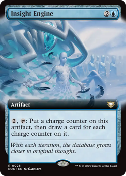 Insight Engine (REGULAR) x1 - MTG Edge of Eternities Commander EOC #26 - Image 1