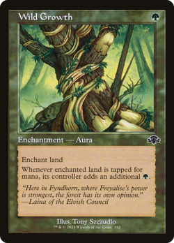 Wild Growth (FOIL) x1 - MTG Dominaria Remastered DMR #352 - Image 1