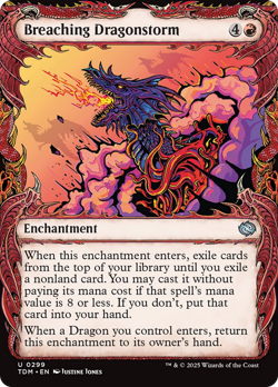 Breaching Dragonstorm (REGULAR) x1 - MTG Tarkir: Dragonstorm TDM #299 - Image 1