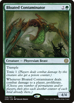 Bloated Contaminator (REGULAR) x1 - MTG Phyrexia: All Will Be One ONE #159 - Image 1