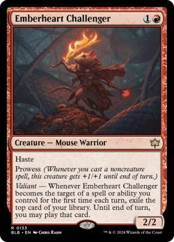 Emberheart Challenger (FOIL) x1 - MTG Bloomburrow BLB #133 - Image 1