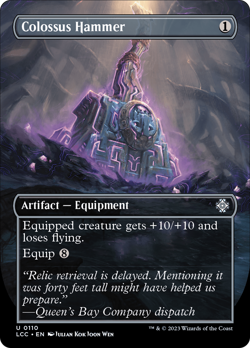 Colossus Hammer (REGULAR) x1 - MTG The Lost Caverns of Ixalan Commander LCC #110 - Image 1