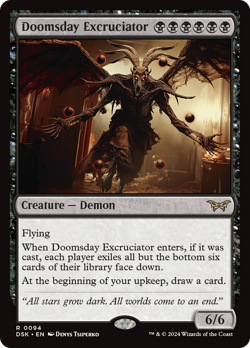 Doomsday Excruciator (REGULAR) x1 - MTG Duskmourn: House of Horror DSK #94 - Image 1