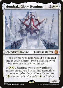 Mondrak, Glory Dominus (REGULAR) x1 - MTG Phyrexia: All Will Be One ONE #23 - Image 1