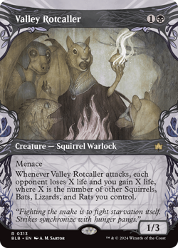 Valley Rotcaller (FOIL) x1 - MTG Bloomburrow BLB #313 - Image 1