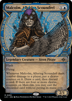 Malcolm, Alluring Scoundrel (REGULAR) x1 - MTG LCI #293 - Image 1