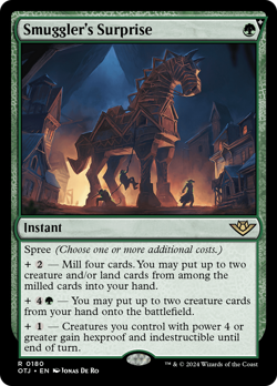 Smuggler's Surprise (REGULAR) x1 - MTG Outlaws of Thunder Junction OTJ #180 - Image 1