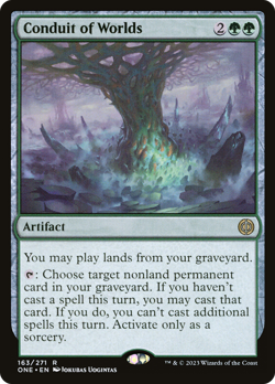 Conduit of Worlds (REGULAR) x1 - MTG Phyrexia: All Will Be One ONE #163 - Image 1