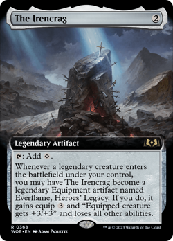 The Irencrag (FOIL) x1 - MTG Wilds of Eldraine WOE #368 - Image 1