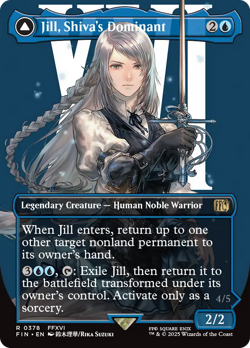 Jill, Shiva's Dominant // Shiva, Warden of Ice (REGULAR) x1 - MTG FIN #378 - Image 1