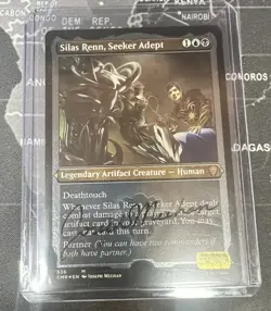 Silas Renn, Seeker Adept Foil Etched Artist Proof Signed MTG RARE - Image 1