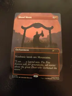 Blood Moon (2288) (Rainbow Foil) Secret Lair Drop SLD Avatar MTG Foil - Image 1