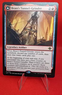 MTG Brass's Tunnel-Grinder // Tecutlan, The Searing Rift 135 Lost Caverns Magic - Image 1