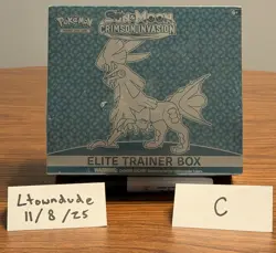Pokemon TCG: Sun and Moon Crimson Invasion Elite Trainer Box ETB (C) 820650802607 - Image 1