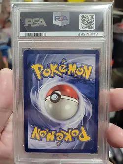 1999 Pokemon Jungle "Gold Border" Fruit Rollup Promo Meowth #56 Rare PSA 8 NM-MT - Image 2