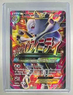 Mega M Mewtwo EX 2015 Pokemon XY BREAKthrough #160 - Image 1