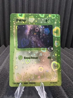Daking (Nidoking) 34/151 - Heart Holo Pokidoki First Edition Fan Art Pokemon - Image 1