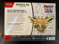 Pokemon TCG Scarlet & Violet 151 Zapdos EX Collection Box NEW SEALED - Image 4