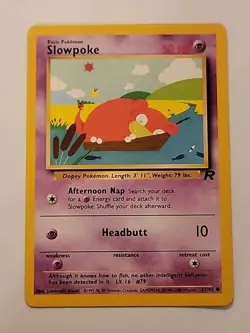 Pokemon TCG Slowpoke 67/82 Team Rocket Regular - Image 1