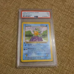 1999 Pokemon TCG Base Set FIRST EDITION Squirtle 63/102 Vintage PSA 5 - Image 3