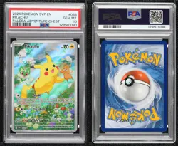 Pikachu (Paldea Adventure Chest) Holo Pokemon Scarlet & Violet Black Star Promo - Image 3