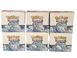Lot (6) Pokemon Scarlet & Violet SV07 Stellar Crown Booster Boxes Sealed English - Image 1