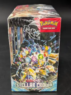 Lot (6) Pokemon Scarlet & Violet SV07 Stellar Crown Booster Boxes Sealed English - Image 4
