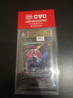 2023 POKEMON SCARLET & VIOLET POKEMON CENTER ETB PROMO #013 MIRAIDON BGS 10 - Image 1
