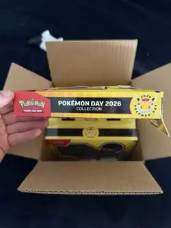 Pokemon TCG 2026 Pokemon Day Collection 6 BOX DISPLAY CASE Factory Sealed 6 ct - Image 5