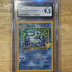 CGC 9.5 - Blastoise 2/102 - Celebrations Classic Collection Pokemon TCG - Image 1