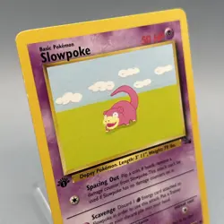 Slowpoke 55/62 - Fossil - 1st Edition - Pokemon TCG - Image 1