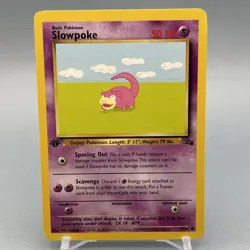 Slowpoke 55/62 - Fossil - 1st Edition - Pokemon TCG - Image 2