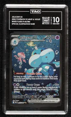 Jellicent ex Special Illustration Rare Pokemon White Flare WHT TAG 10 GEM MINT - Image 1