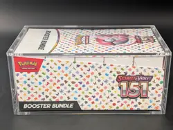 Pokemon 151 SV3.5 Booster Bundle Display Factory Sealed Case W/Acrylic Case - Image 4