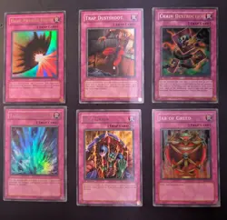 YuGiOh Vintage TRAP LOT 1st Ed - Skill Drain DCR Trap Dustshoot PGD Torrenti LON - Image 1