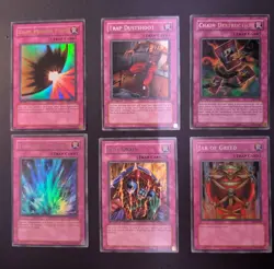 YuGiOh Vintage TRAP LOT 1st Ed - Skill Drain DCR Trap Dustshoot PGD Torrenti LON - Image 2