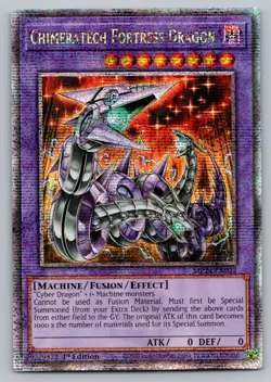 Chimeratech Fortress Dragon Yugioh MP24-EN022 Quarter Century Secret Rare QCR NM - Image 1