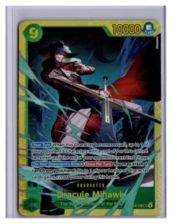 One Piece TCG The Azure Sea’s Seven Dracule Mihawk OP14-119 SEC English NM - Image 1