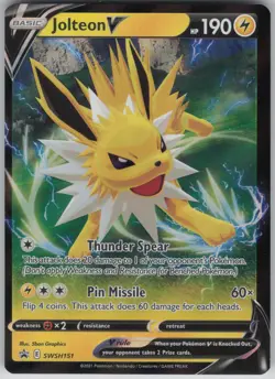 Jolteon V Promo SWSH: Sword & Shield Promo Cards SWSH151 NM - Image 1