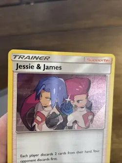 Jessie & James 58/68 Hidden Fates Holo Rare Pokemon Trainer Team Rocket Card Tcg - Image 4