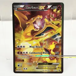 Pokemon TCG Charizard EX XY121 XY Black Star Promo Card - Image 1