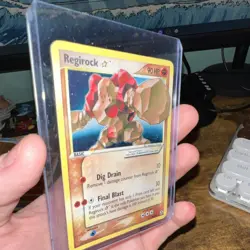 Pokemon Regirock Star 91/92 EX Legend Maker Ultra Rare Holo 90 HP Card - Image 3