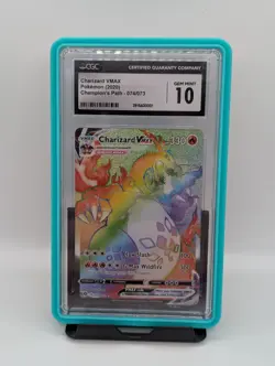 Charizard Champions Path 2020 VMAX Card 074/073 CGC Gem Mint 10 Pokemon TCG - Image 1